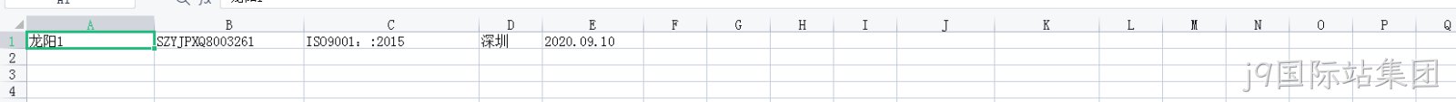 待导入Excel