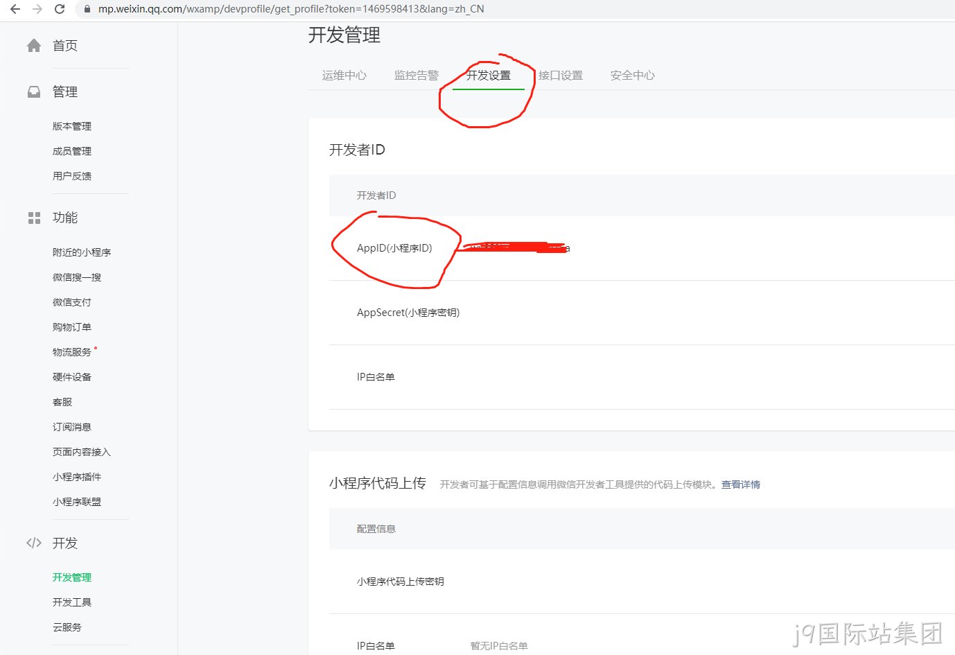 开发设置