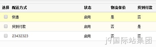 商城网站配送方式